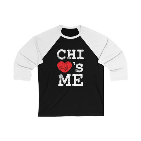 Image of New Signature Chi Loves Me Unisex 3/4 Sleeve Baseball Tee