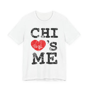 Chi Loves Me T-Shirt — Vintage Heart Chicago Pride Tee