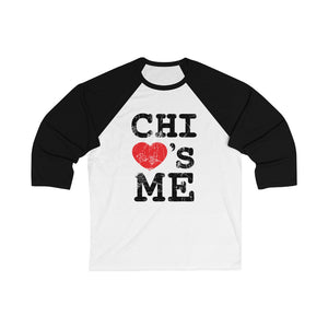 New Signature Chi Loves Me Unisex 3/4 Sleeve Baseball Tee