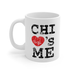 Signature Chi Loves Me White Ceramic Mug