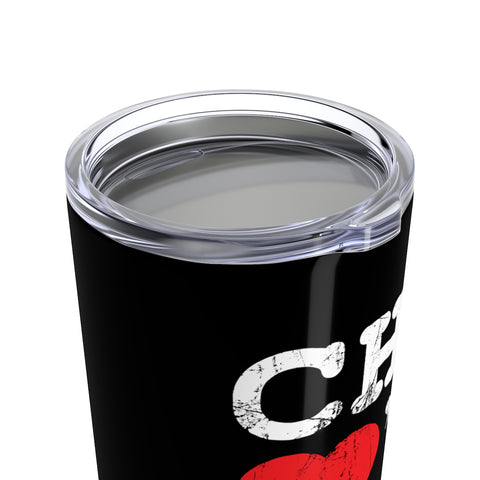 Image of Chi Loves Me Tumbler 20oz Black