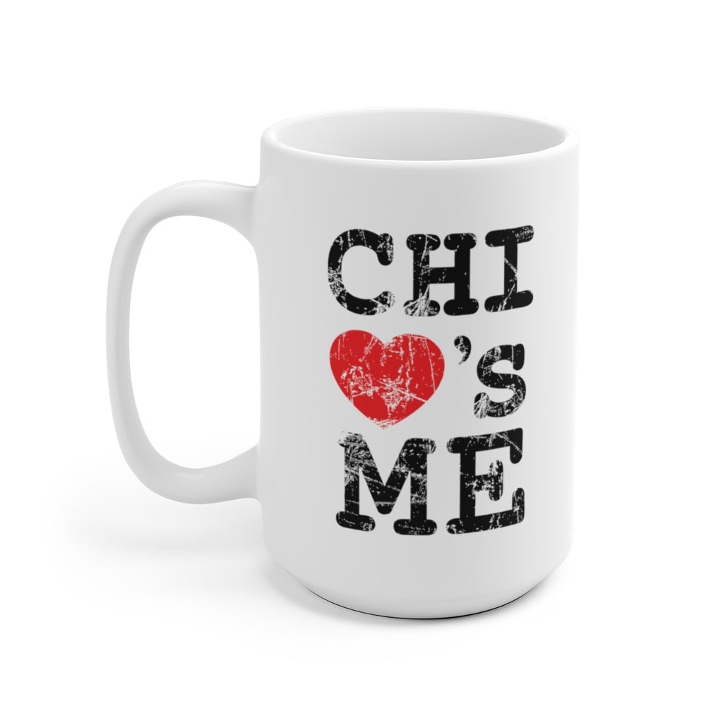 Signature Chi Loves Me White Ceramic Mug